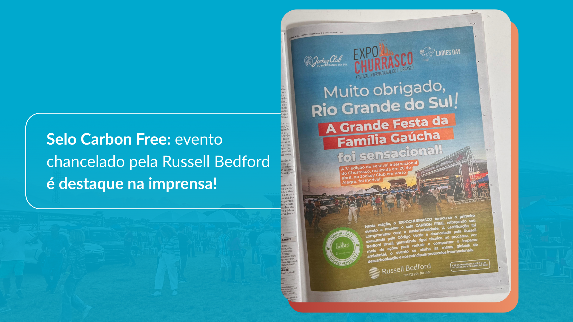 Como ajudamos o ExpoChurrasco a se tornar o 1º evento Carbon Free do RS